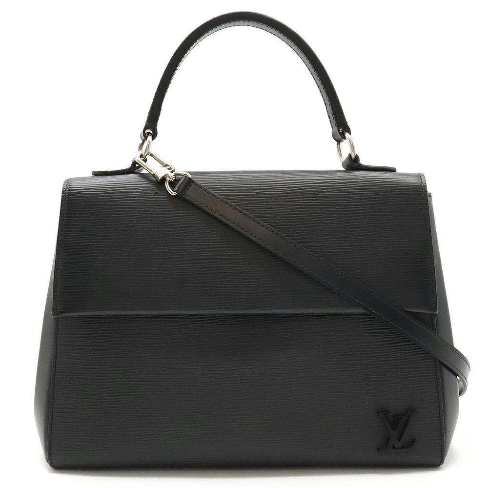 LOUIS VUITTON Epi Cluny 2way Shoulder Bag Leather Noir Black